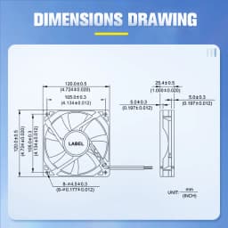 120mm 12cm 12025 Fan 5V 12V 24V 120mm*120mm*25mm Fan DC Brushless Cooling Fan 120x120x25mm USB 2PIN PC Computer Case Cooler