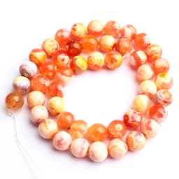 Natural Stone Blue Fire Agates Dragon Veins Onyx Round Loose Beads For Jewelry Making 15''Inch 6/8/10mm DIY Bracelets Necklaces