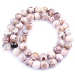 Natural Stone Blue Fire Agates Dragon Veins Onyx Round Loose Beads For Jewelry Making 15''Inch 6/8/10mm DIY Bracelets Necklaces