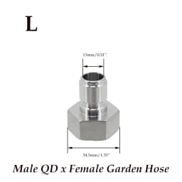 Homebrew Beer Quick Disconnect 304 Stainless Steel Ball Lock Style Free Shipping