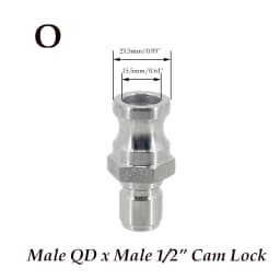 Homebrew Beer Quick Disconnect 304 Stainless Steel Ball Lock Style Free Shipping