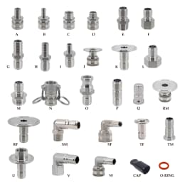 Homebrew Beer Quick Disconnect 304 Stainless Steel Ball Lock Style Free Shipping
