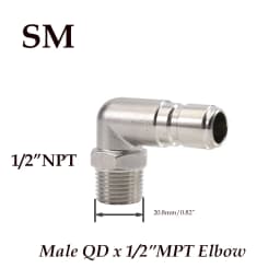 Homebrew Beer Quick Disconnect 304 Stainless Steel Ball Lock Style Free Shipping