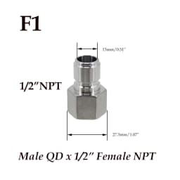 Homebrew Beer Quick Disconnect 304 Stainless Steel Ball Lock Style Free Shipping