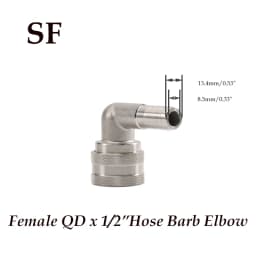 Homebrew Beer Quick Disconnect 304 Stainless Steel Ball Lock Style Free Shipping