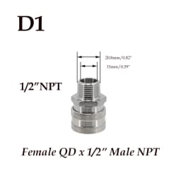Homebrew Beer Quick Disconnect 304 Stainless Steel Ball Lock Style Free Shipping