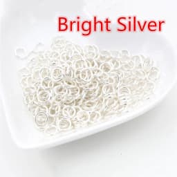 200pcs/Lot 3/4/5/6/7/8/10/12mm Metal DIY Jewelry Findings Open Single Loops Jump Rings & Split Ring for jewelry making