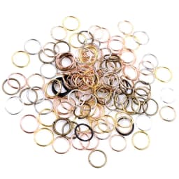 200pcs/Lot 3/4/5/6/7/8/10/12mm Metal DIY Jewelry Findings Open Single Loops Jump Rings & Split Ring for jewelry making