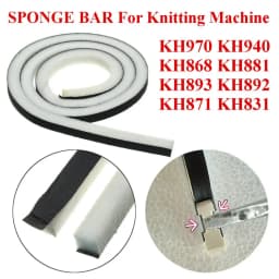 3pcs 100cm Needles Sponge Bar Black Cloth For Brother Knitting Machine Parts Knitted Tool Accessory Supplies KH860 940 970