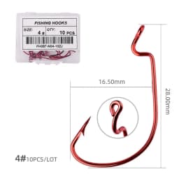 Fishing hooks 10pcs jig head crank hook Bass Offset fish hook for Soft Bait Crankbait carp sea Fishing Tackle accessories Pesca