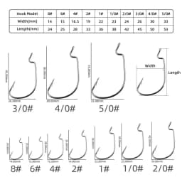 Fishing hooks 10pcs jig head crank hook Bass Offset fish hook for Soft Bait Crankbait carp sea Fishing Tackle accessories Pesca