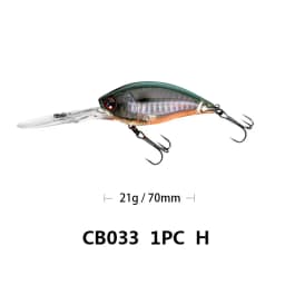 2023 Crankbait Fishing Lure Rock Bait Weights 11.4cm 21g Trolling Saltwater Lures Whoppers Trolling Lure Crank Bait Fake Fish