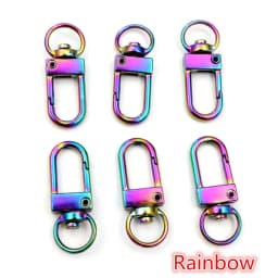 10pcs/lot Lock Shaped Snap Lobster Clasp Hooks Gold Silver Plated DIY Jewelry Making Findings for Keychain Neckalce Bracelet