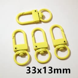 10pcs/lot Lock Shaped Snap Lobster Clasp Hooks Gold Silver Plated DIY Jewelry Making Findings for Keychain Neckalce Bracelet