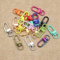 10pcs/lot Lock Shaped Snap Lobster Clasp Hooks Gold Silver Plated DIY Jewelry Making Findings for Keychain Neckalce Bracelet