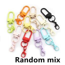 10pcs/lot Lock Shaped Snap Lobster Clasp Hooks Gold Silver Plated DIY Jewelry Making Findings for Keychain Neckalce Bracelet