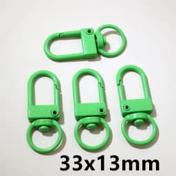 10pcs/lot Lock Shaped Snap Lobster Clasp Hooks Gold Silver Plated DIY Jewelry Making Findings for Keychain Neckalce Bracelet