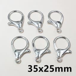 10pcs/lot Lock Shaped Snap Lobster Clasp Hooks Gold Silver Plated DIY Jewelry Making Findings for Keychain Neckalce Bracelet