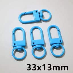 10pcs/lot Lock Shaped Snap Lobster Clasp Hooks Gold Silver Plated DIY Jewelry Making Findings for Keychain Neckalce Bracelet