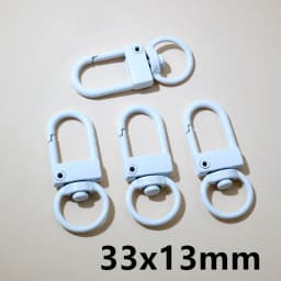 10pcs/lot Lock Shaped Snap Lobster Clasp Hooks Gold Silver Plated DIY Jewelry Making Findings for Keychain Neckalce Bracelet