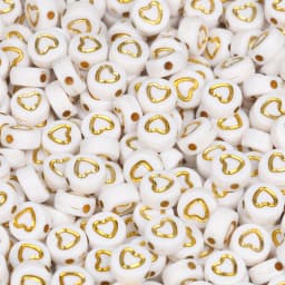 100/200/300/500PC Mixed White Letter Acrylic Beads Round Flat Alphabet Beads For Jewelry Making Handmade Diy Bracelet Necklace