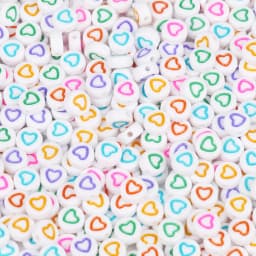 100/200/300/500PC Mixed White Letter Acrylic Beads Round Flat Alphabet Beads For Jewelry Making Handmade Diy Bracelet Necklace