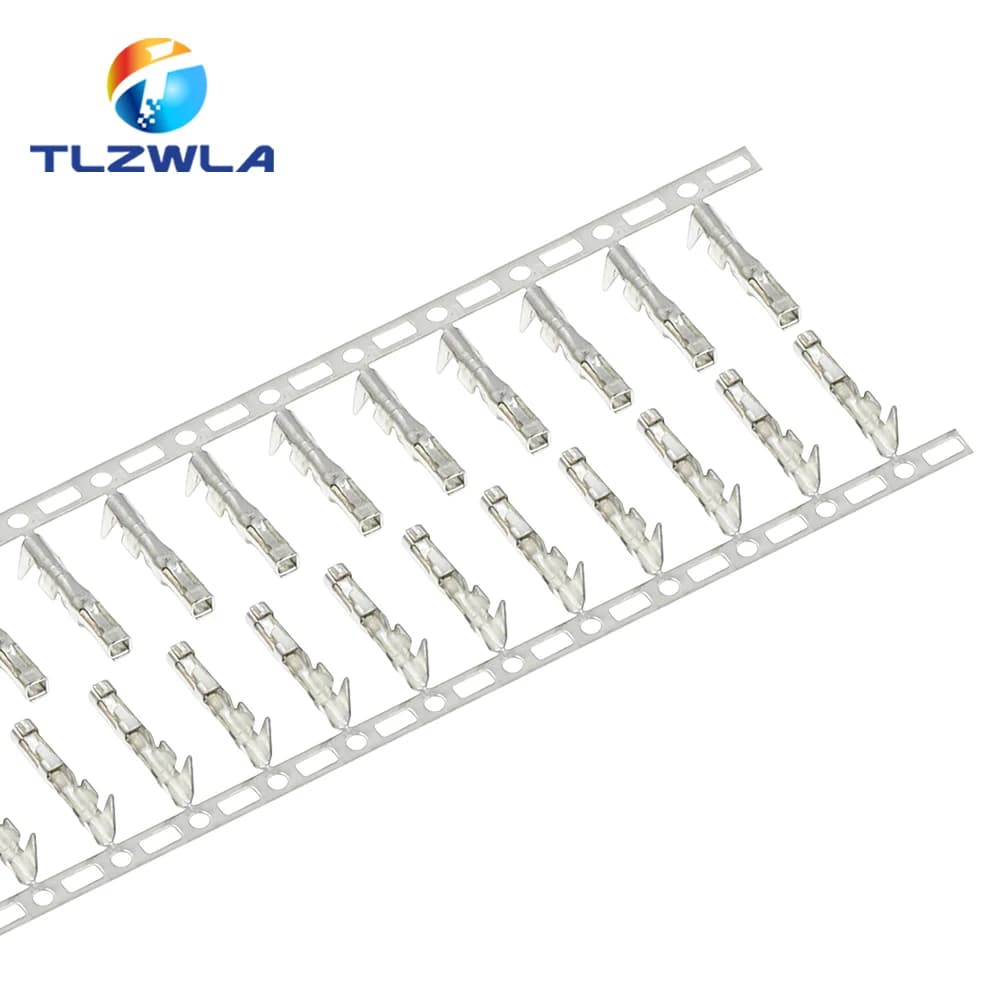 100PCS 2.54mm Dupont Jumper Wire Cable Housing Female Pin Connector Terminal