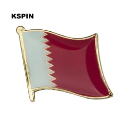 32 Team Qatar Flag Metal Lapel Pin Flag Pin Badge