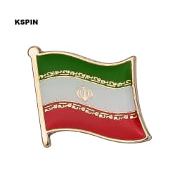32 Team Qatar Flag Metal Lapel Pin Flag Pin Badge