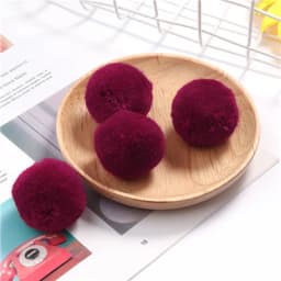 50mm Pom Piel Soft Pompones Fluffy Plush Crafts DIY Pom Pompoms Ball Furball Home Decor Dress Jewelry Scarf Sewing Accessories