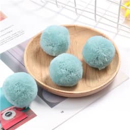 50mm Pom Piel Soft Pompones Fluffy Plush Crafts DIY Pom Pompoms Ball Furball Home Decor Dress Jewelry Scarf Sewing Accessories