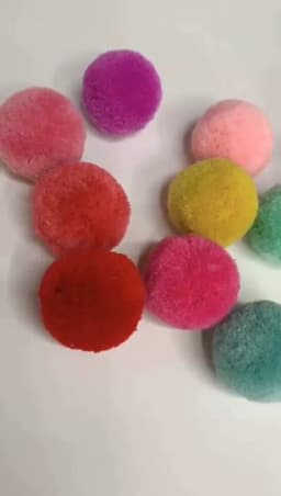 50mm Pom Piel Soft Pompones Fluffy Plush Crafts DIY Pom Pompoms Ball Furball Home Decor Dress Jewelry Scarf Sewing Accessories