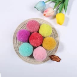 50mm Pom Piel Soft Pompones Fluffy Plush Crafts DIY Pom Pompoms Ball Furball Home Decor Dress Jewelry Scarf Sewing Accessories