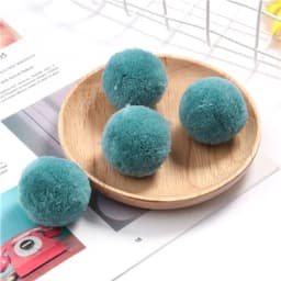 50mm Pom Piel Soft Pompones Fluffy Plush Crafts DIY Pom Pompoms Ball Furball Home Decor Dress Jewelry Scarf Sewing Accessories