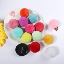 50mm Pom Piel Soft Pompones Fluffy Plush Crafts DIY Pom Pompoms Ball Furball Home Decor Dress Jewelry Scarf Sewing Accessories