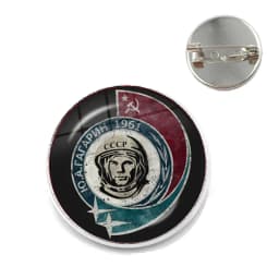 Vintage USSR Soviet Badges Sickle Hammer Brooches CCCP Russia Emblem Communism Sign Top Grade Collar Pins Badge Jewelry For Gift