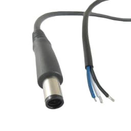 1pc DC Tip 7.4mm X 5.0mm Male Plug Connector Cable Cord For DELL HP Replacement 30cm/1ft
