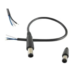 1pc DC Tip 7.4mm X 5.0mm Male Plug Connector Cable Cord For DELL HP Replacement 30cm/1ft