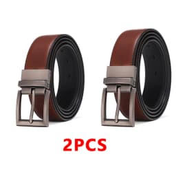 Men Reversible Casual High Quality Belt Man Genuine Leather Belt Male Strap Luxury Trouser Jeans Dress Belt For Men