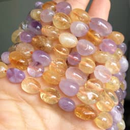 6-8mm Natural Irregular Yellow Citrines Quartz Crystal Stone Beads Loose Spacer Beads For Jewelry Making DIY Bracelet 15"Inches