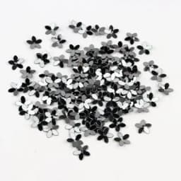 Matte White Transparent Crystal 10mm Five-finger Flower Sequins Paillettes Sewing Wedding Craft Women Garments Accessories 10g