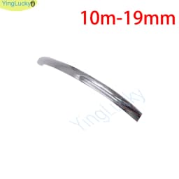 Yinglucky 32.8ft 10m Length 16mm /19mm Width Plastic T-Molding T Molding For Arcade MAME Game Machine Cabinet Chrome/ Black