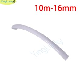 Yinglucky 32.8ft 10m Length 16mm /19mm Width Plastic T-Molding T Molding For Arcade MAME Game Machine Cabinet Chrome/ Black