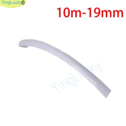Yinglucky 32.8ft 10m Length 16mm /19mm Width Plastic T-Molding T Molding For Arcade MAME Game Machine Cabinet Chrome/ Black