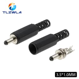 10PCS DC Power Plug 5.5*2.1mm 5.5* 2.5mm 3.5*1.35mm 6.3*3.0mm Adapter Connector Plug 2.5X0.7MM
