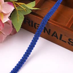 12mm Lace Trimming Ribbon Polyester Centipede Braided Lace Sewing Clothes Accessories Curve Lace DIY Craft Wedding Decor 2/5yard