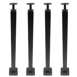 Cable Railing Post 30°Drilled Stair Post Adjustable Top Angle Line Post Top Mount StainlessSteel Finish Wood Concrete Level Deck