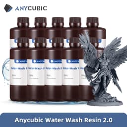 ANYCUBIC Water-Wash 2.0 10KG 3D Printer Resin Water-Washable High Precision Low odor And Low Viscosity for LCD 3D printer Photon