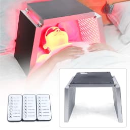 Red Light Treatment Equipment 110V Near Infrared Lamp Treatment Equipment Foldable Full Body LED Face Anti Wrinkle Treatment