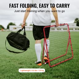 VEVOR 39X39FT Soccer Rebounder Rebound Net Portable Football Training Gifts Adjustable Angles Goal Net Aids & Equipment